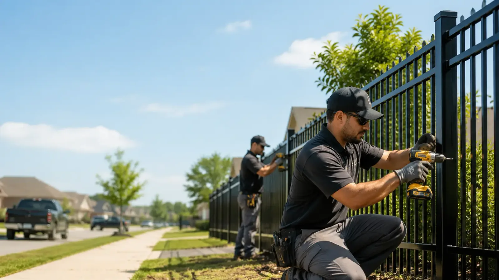 Metal Fence Installation in Mantee, MS